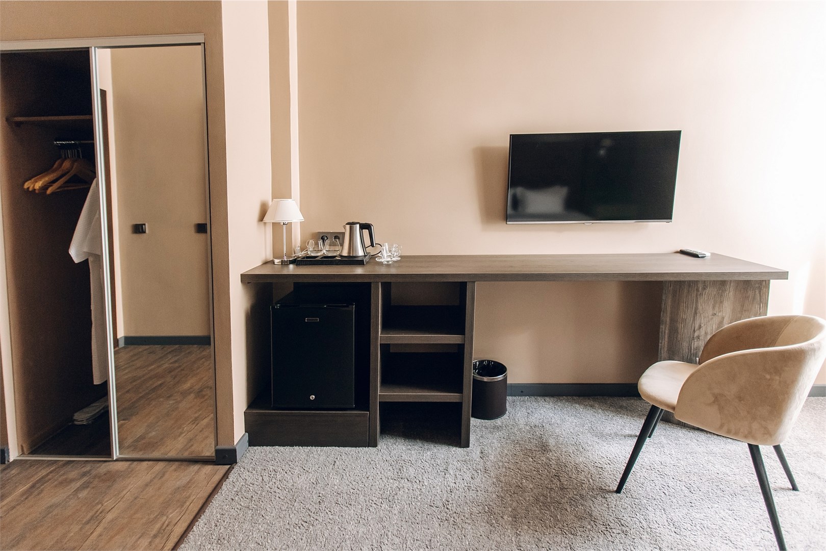 Номер для двоих с двухспальной кроватью (2) в Chalet Briole