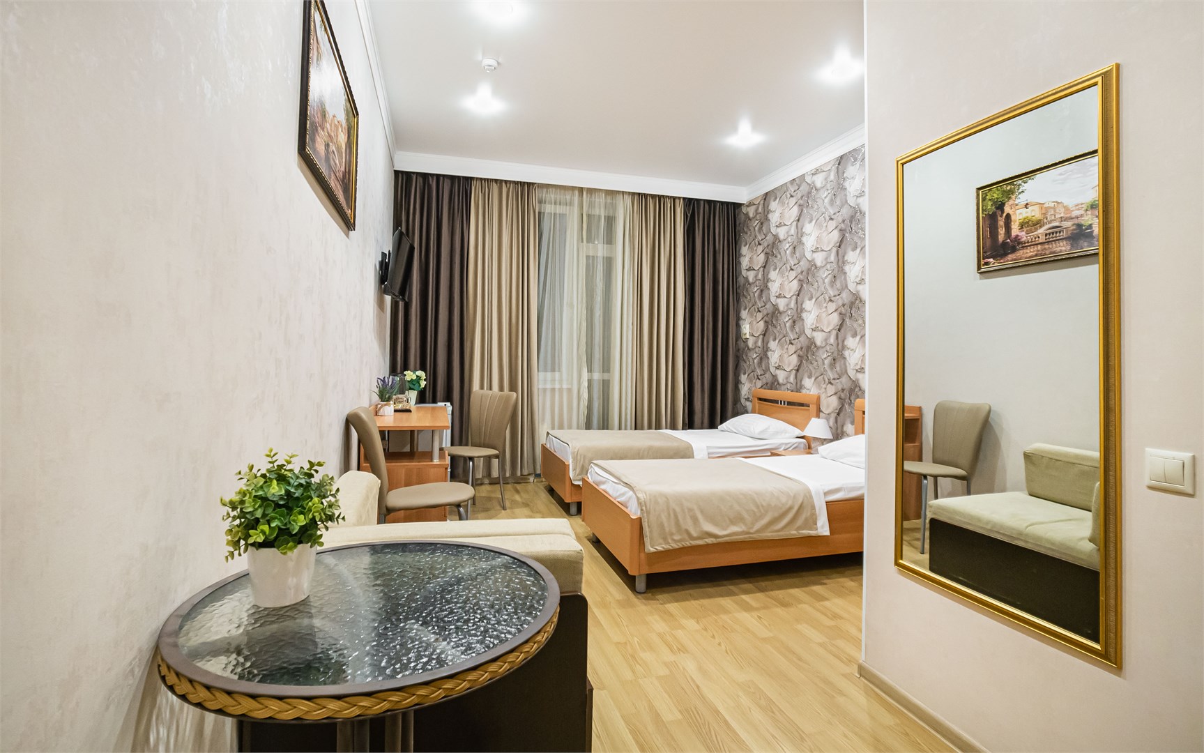 Стандарт 2+1 раздельные кровати Улучшенный в Анфиса