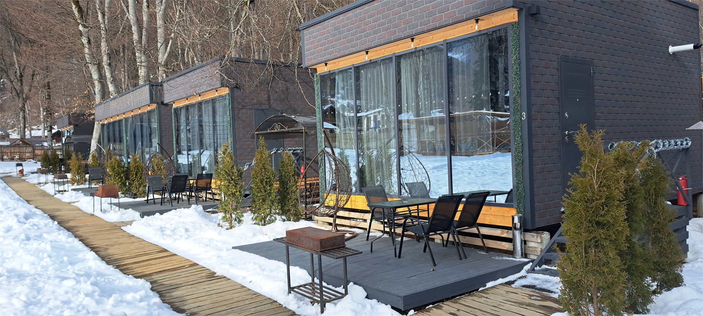 КОТТЕДЖ С ПАНОРАМНЫМ ВИДОМ СТУДИЯ в База отдыха