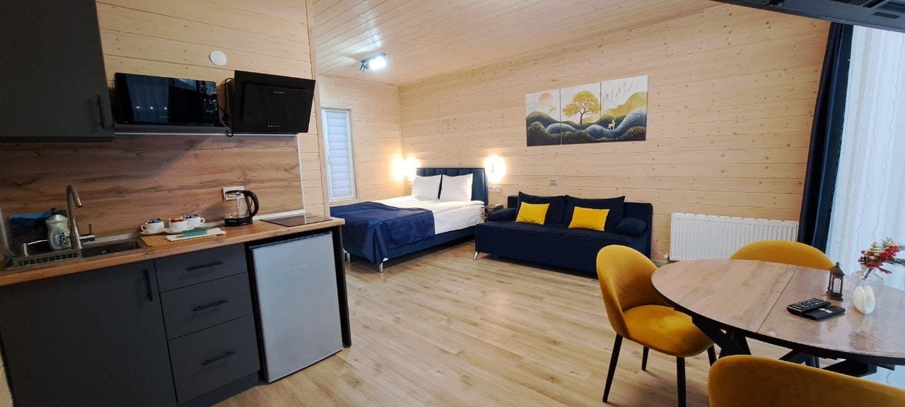 КОТТЕДЖ С ПАНОРАМНЫМ ВИДОМ СТУДИЯ в База отдыха