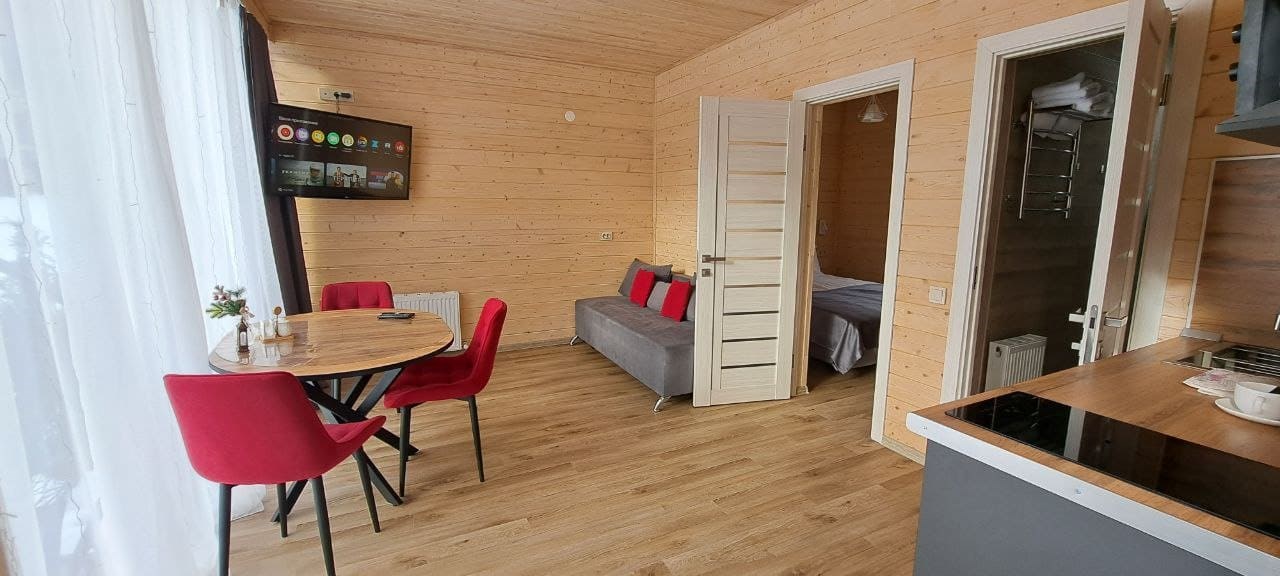 КОТТЕДЖ С ПАНОРАМНЫМ ВИДОМ СТУДИЯ в База отдыха