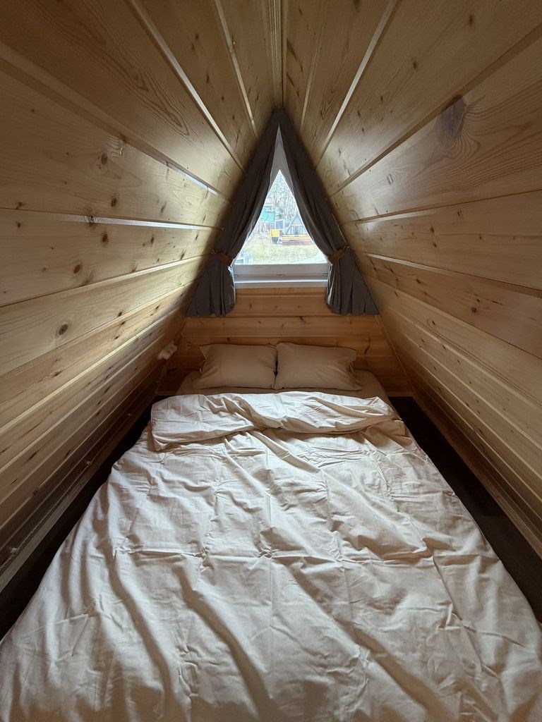 A-frame «Графит» домик из дерева 4х местный в Ривер Хаус