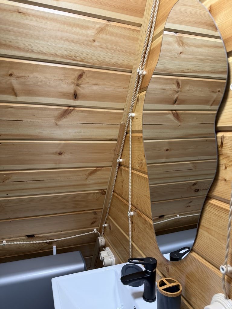 A-frame «Графит» домик из дерева 4х местный в Ривер Хаус