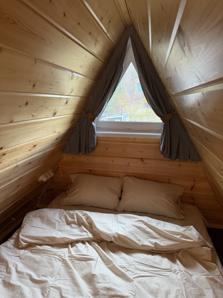 A-frame «Графит» домик из дерева 4х местный в Ривер Хаус