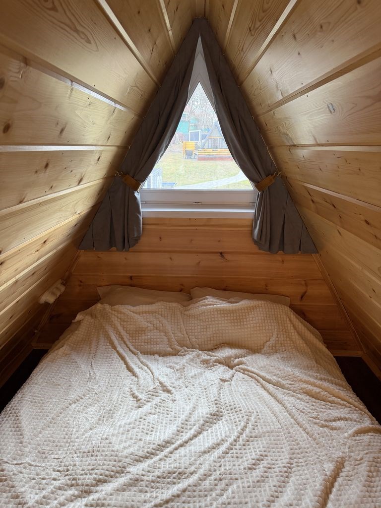 A-frame «Графит» домик из дерева 4х местный в Ривер Хаус