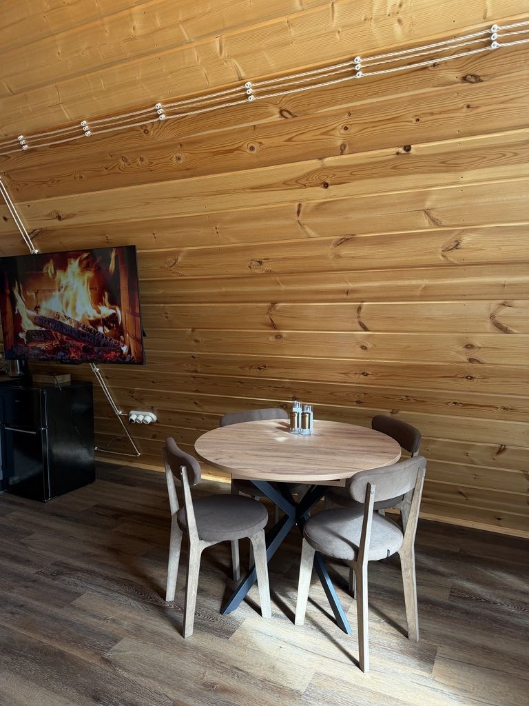A-frame «Графит» домик из дерева 4х местный в Ривер Хаус