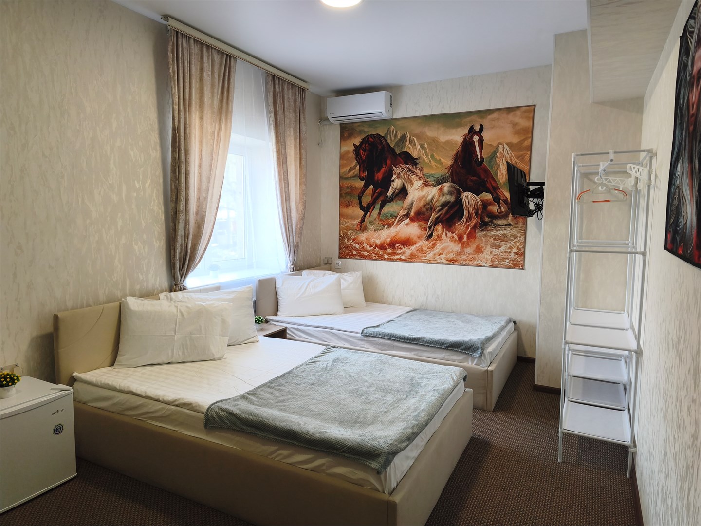 Двухместный номер с раздельными кроватями в Борисон
