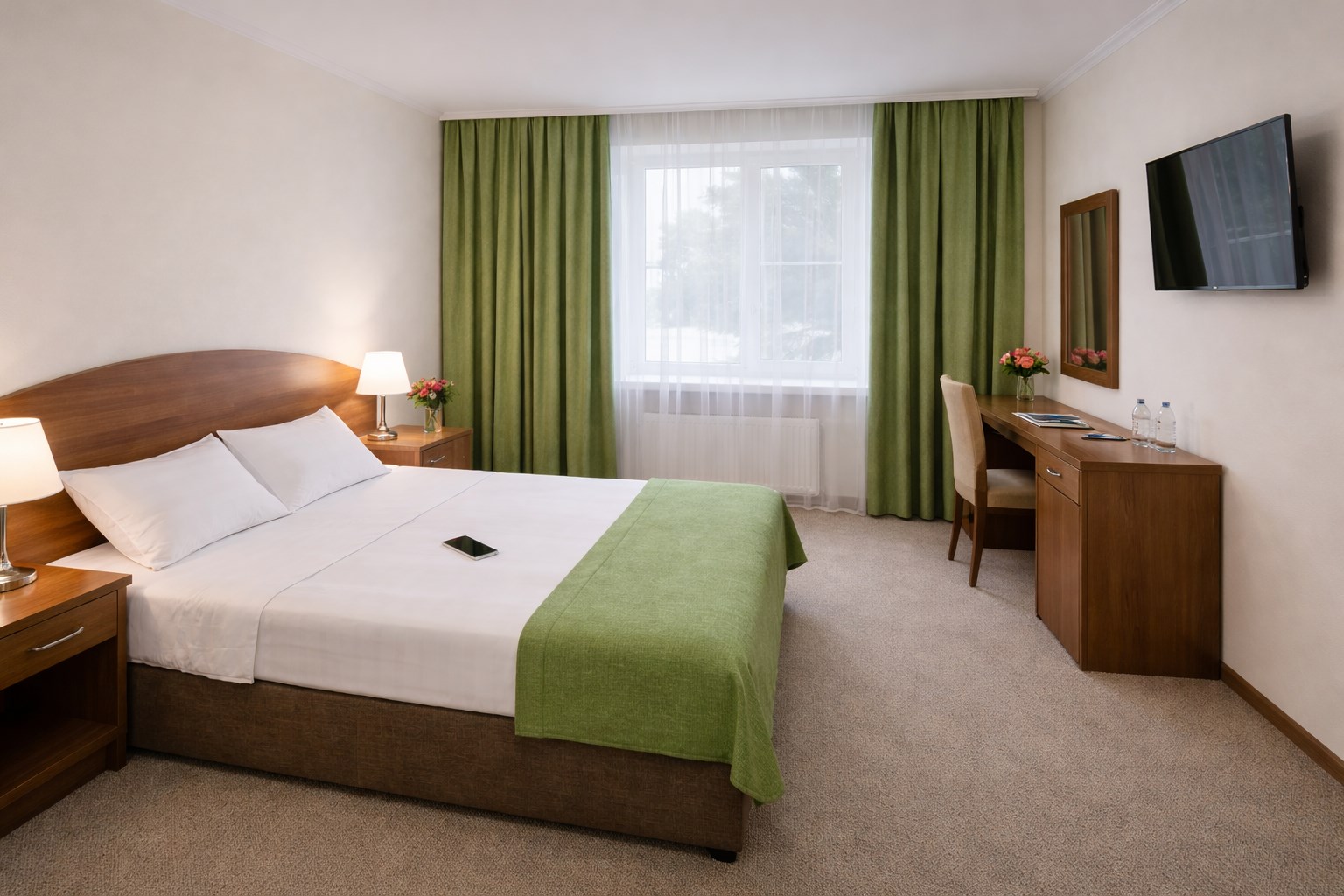 Улучшенный с двуспальной кроватью в Фореста Фестиваль Парк