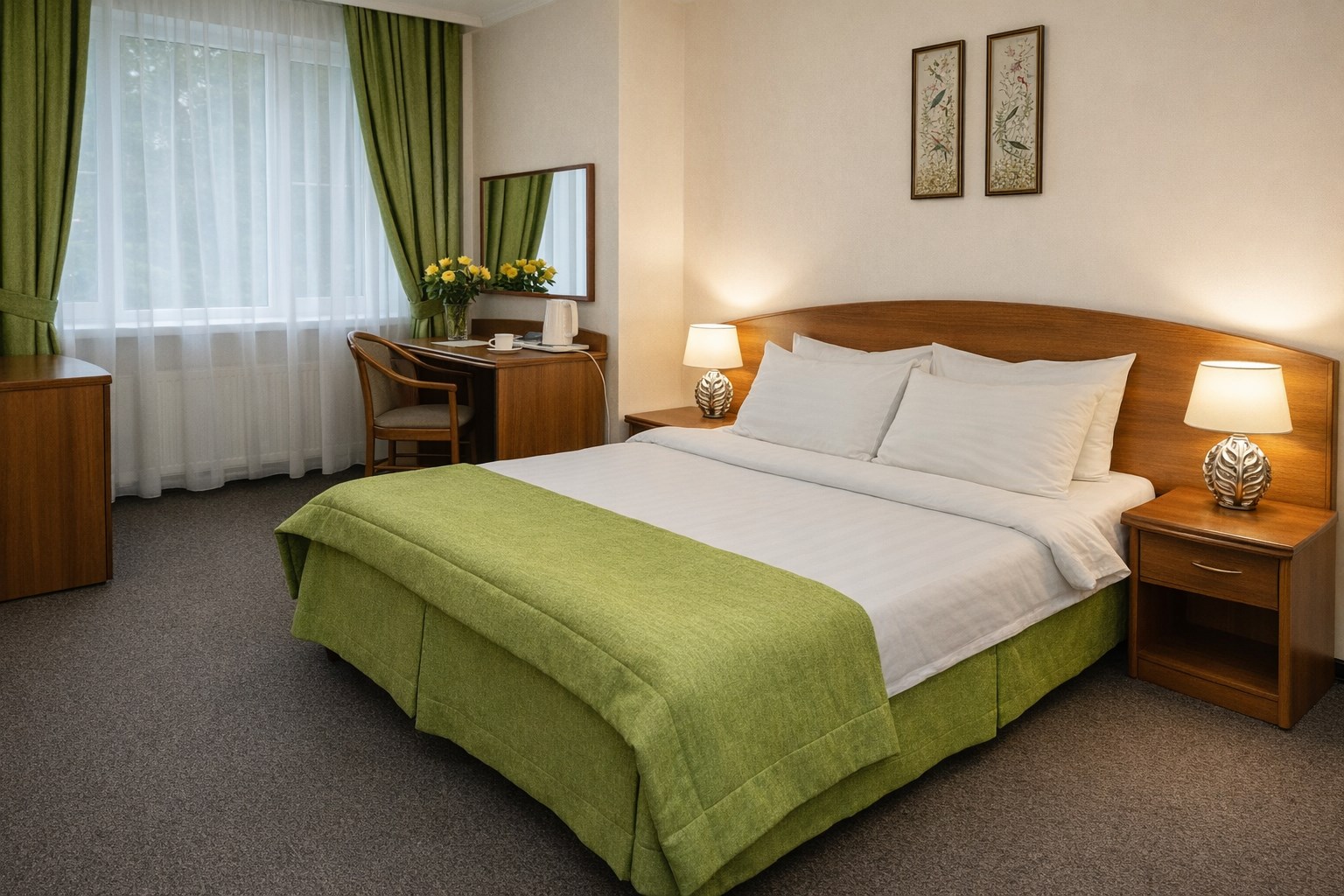 Семейный 2-комнатный номер с двуспальной или раздельными кроватями в Фореста Фестиваль Парк