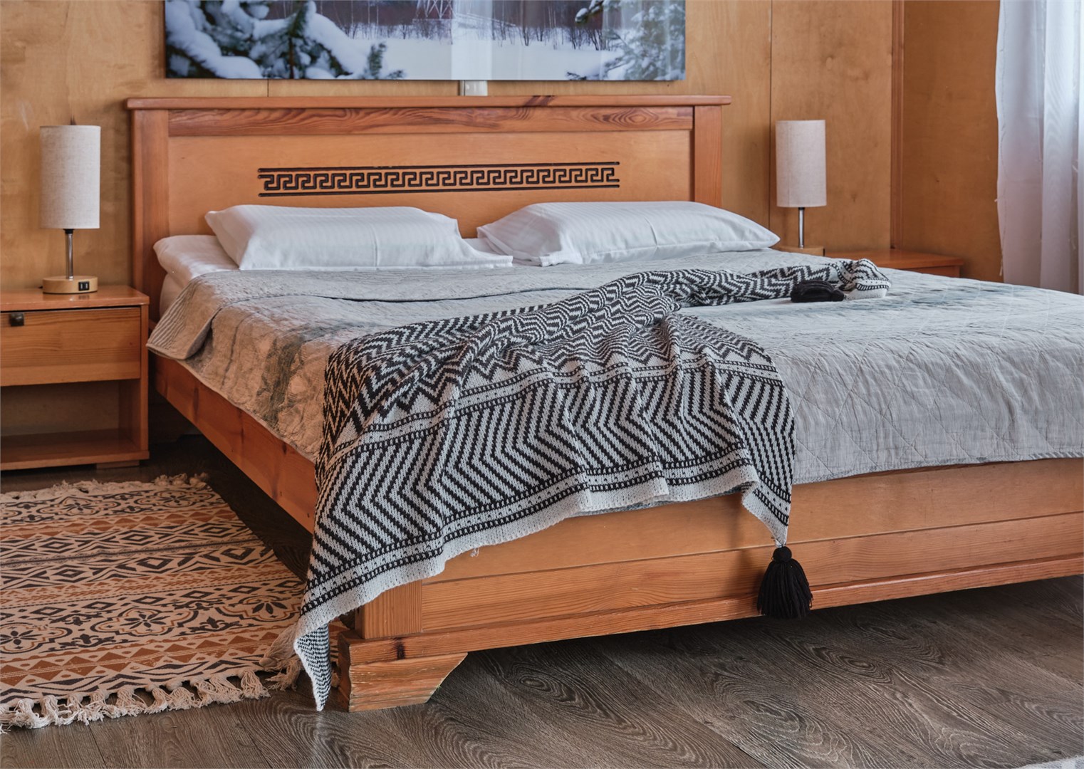 Делюкс с камином в Никола-ленивец