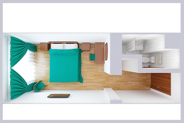 Стандарт 1-местный в Azimut Здоровье Аквамарин