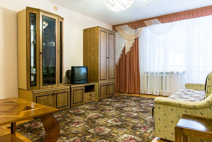 Эконом 2-комнатный 2-местный с двумя раздельными кроватями квартирного типа (5 корпус) в Сосновый бор