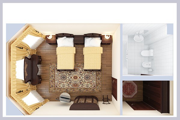 Стандарт 2-местный №6,7 корпус 5 в Azimut Здоровье Долина Нарзанов Кисловодск