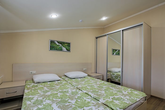 Эконом 2-комнатный 3-местный в Azimut Здоровье Аквамарин