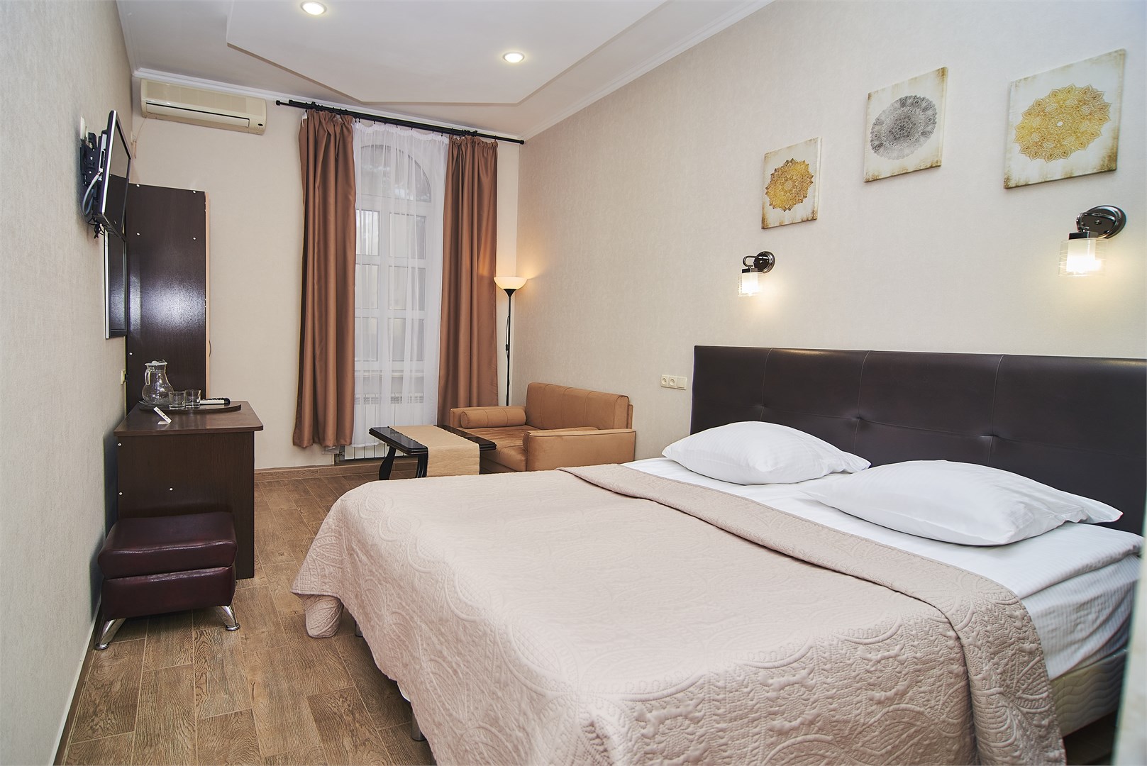 Стандартный двухместный номер с одной двуспальной кроватью или 2мя односпальными кроватями в Атлантида