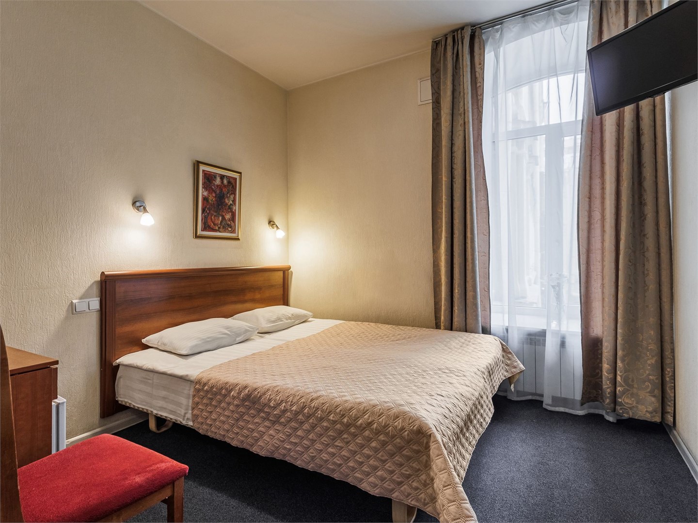 Стандартная комната с широкой кроватью в Невский Астер