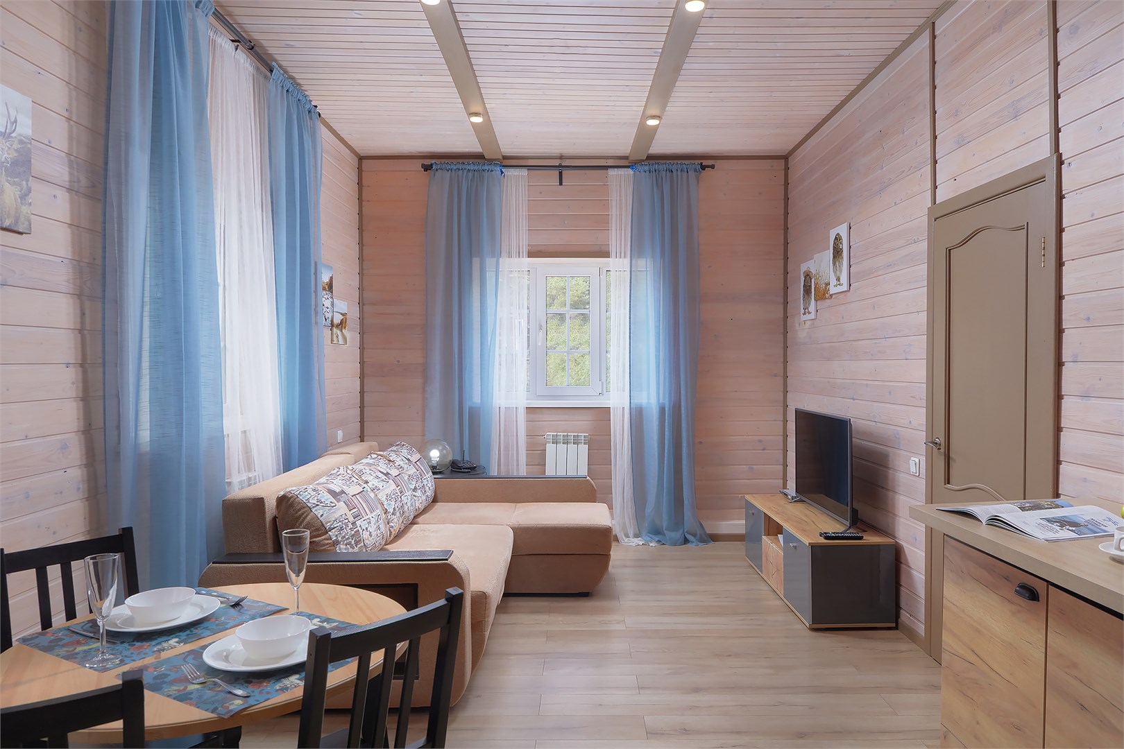 Номер с сауной в гостинице "Морячок" в Окунёвая