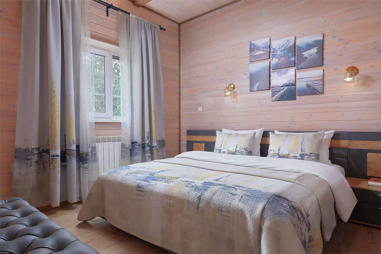 Номер с сауной в гостинице "Морячок" в Окунёвая