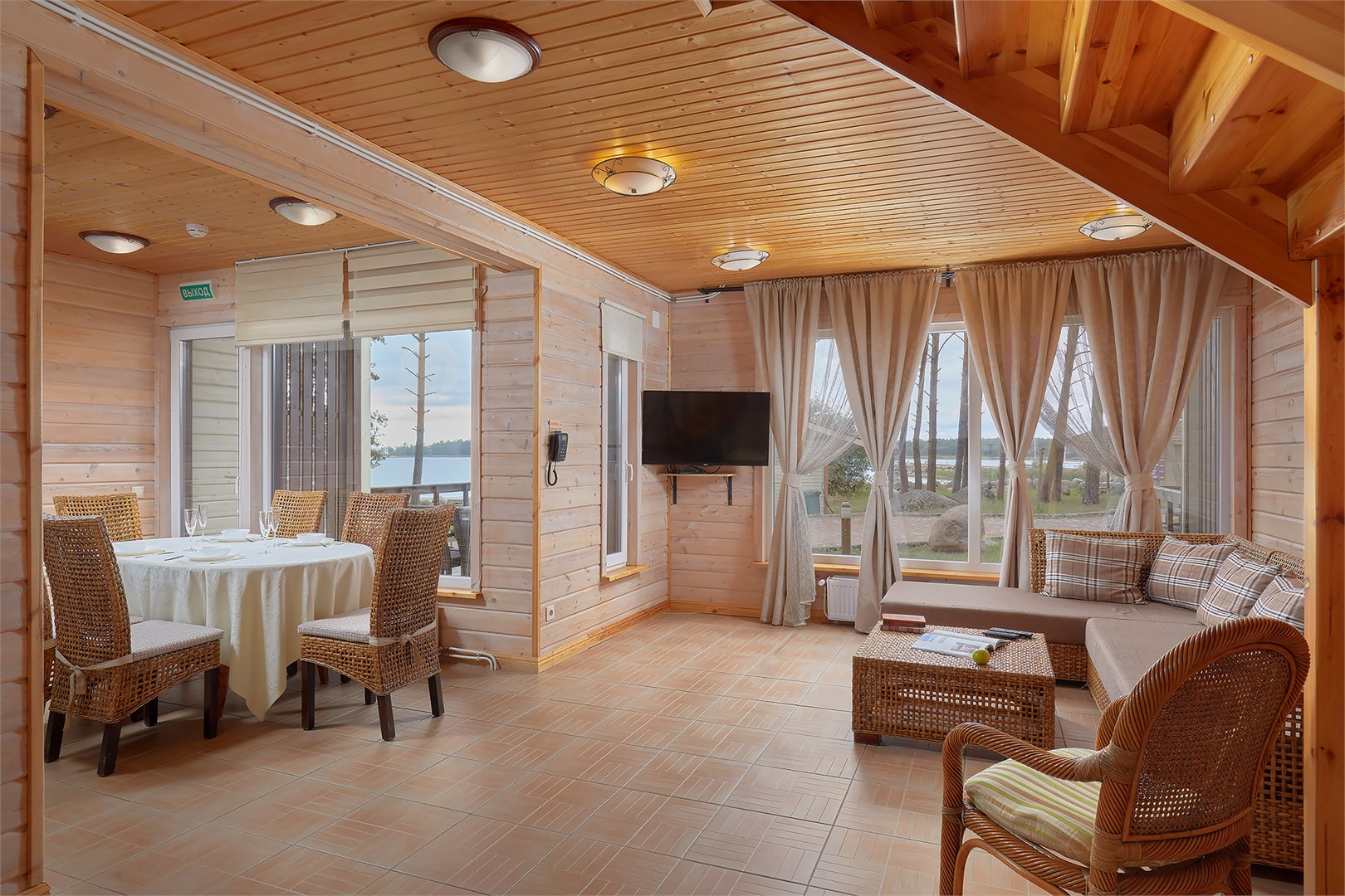 Таунхаусы "Флагман", "Линкор" на 6 человек в Окунёвая