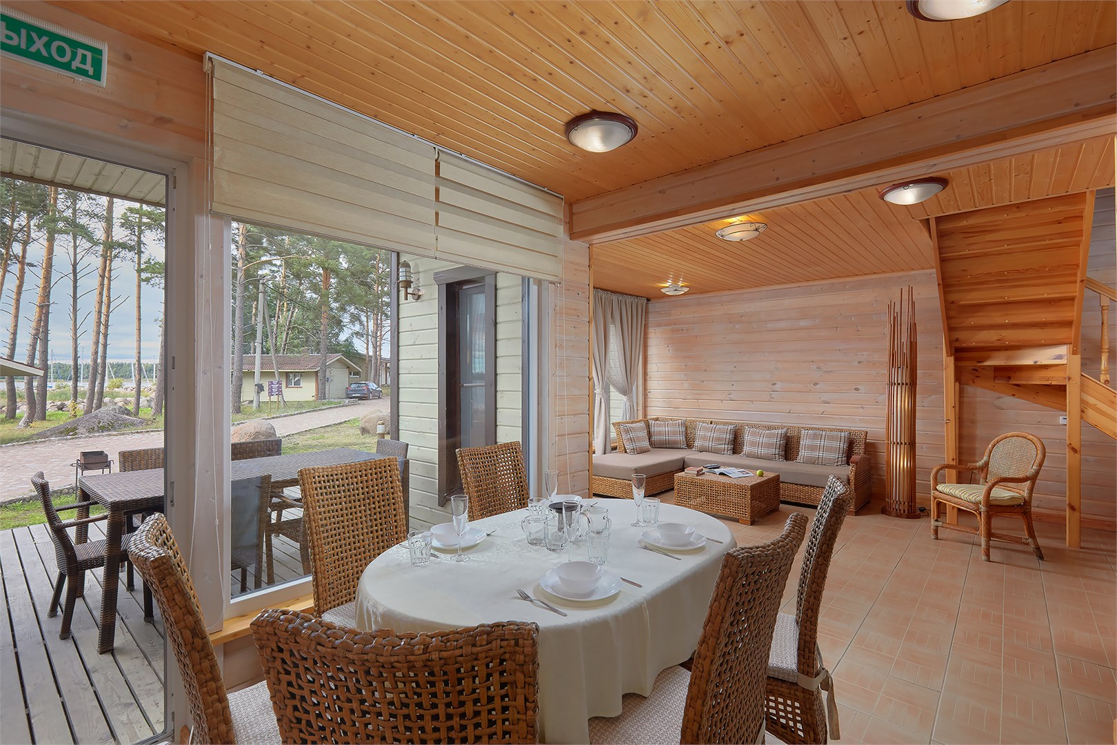 Таунхаусы "Флагман", "Линкор" на 6 человек в Окунёвая