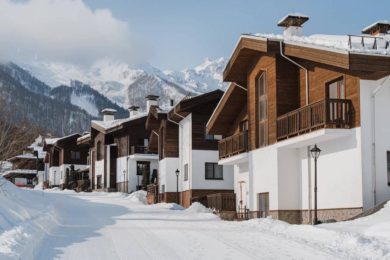 Шале № 10 с японской баней «Фурако» в Роза шале