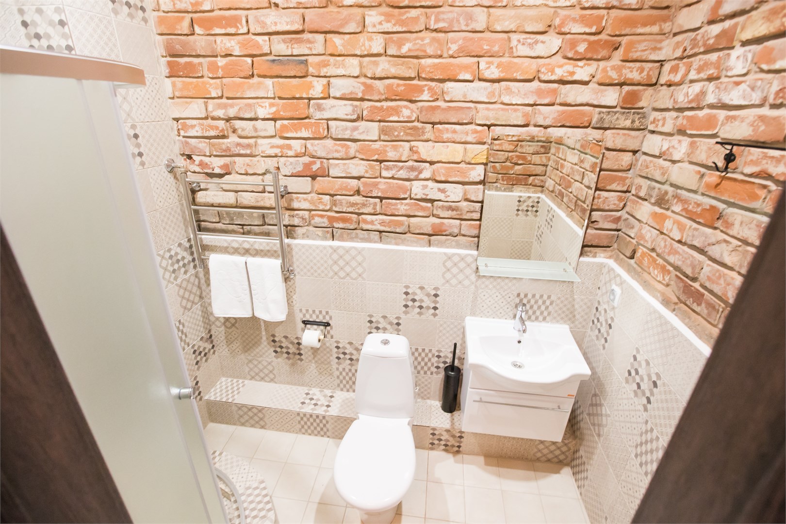 Двухместный номер с двуспальной кроватью и кондиционером в Объект 784