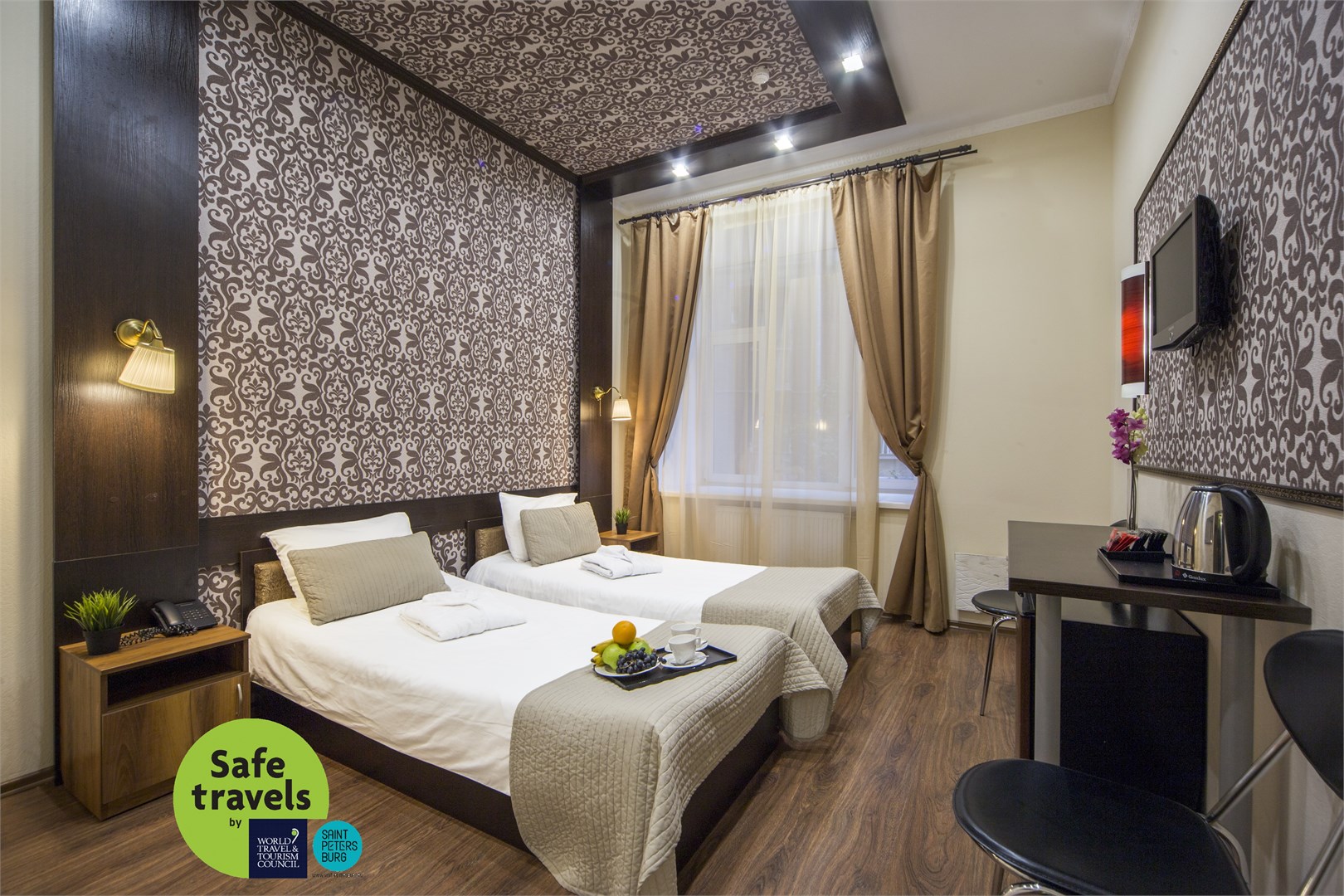 Категория "Стандарт с двумя отдельными кроватями" в Граф Толстой