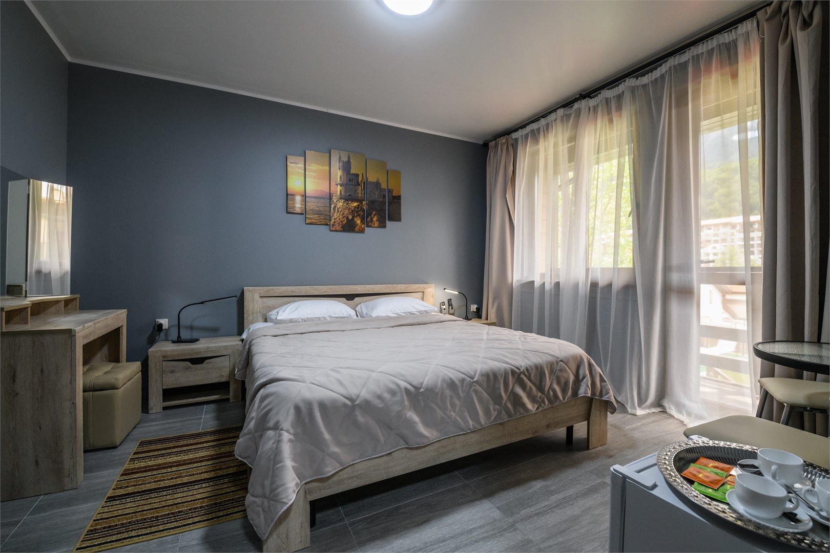 Стандарт с балконом с видом на горы в Юна Аqua Life