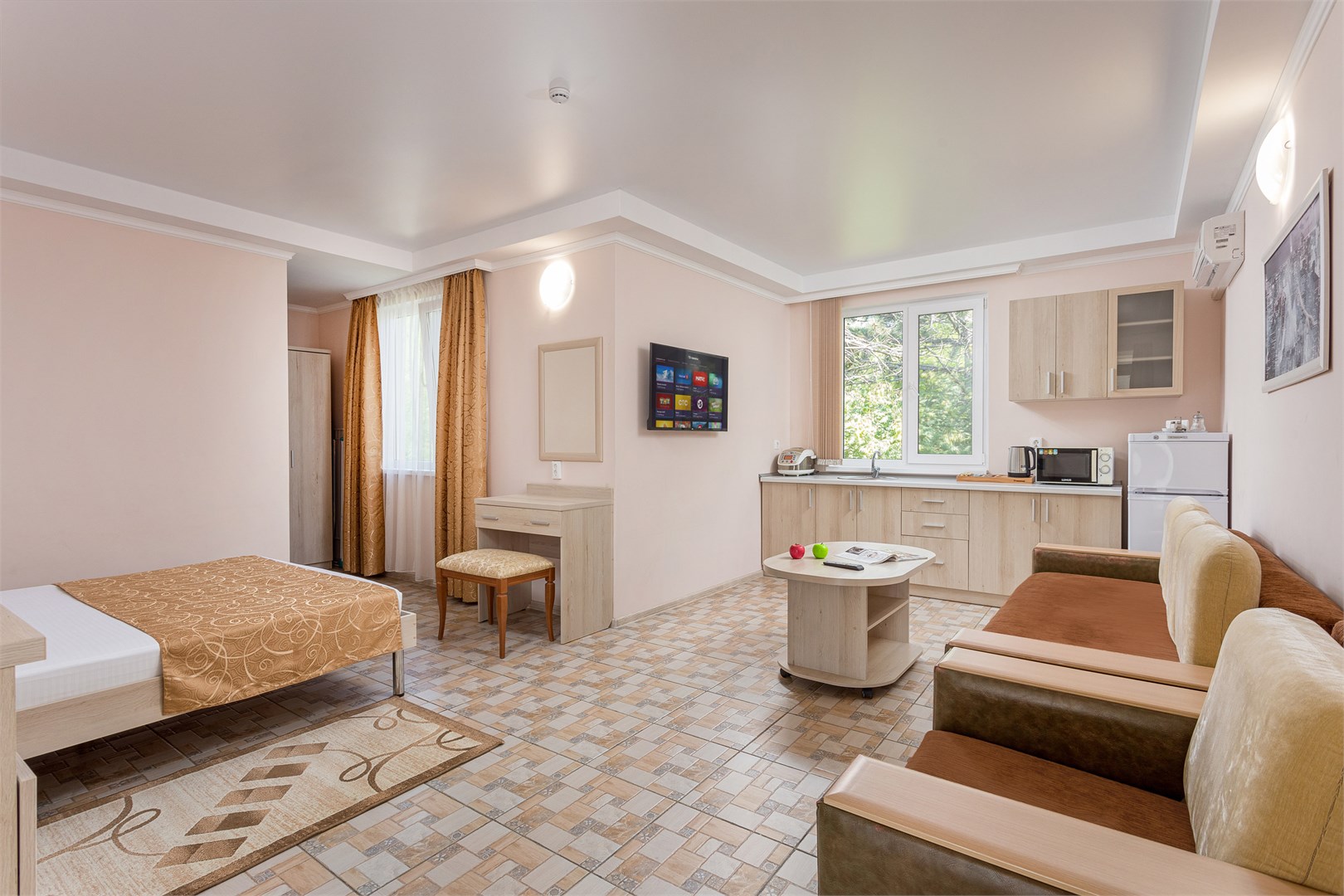 2-х местный номер + кухня (Корпус "А Комфорт") в Русич