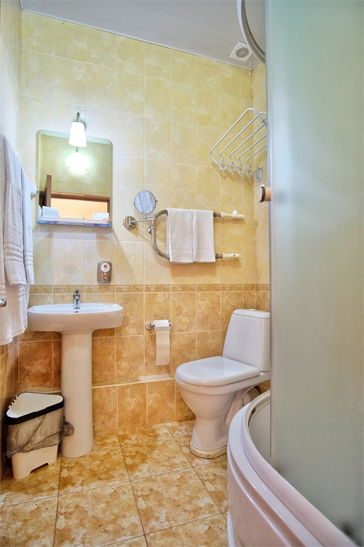 Стандарт с 1 большой кроватью в Azimut Парк Отель Волга Астрахань