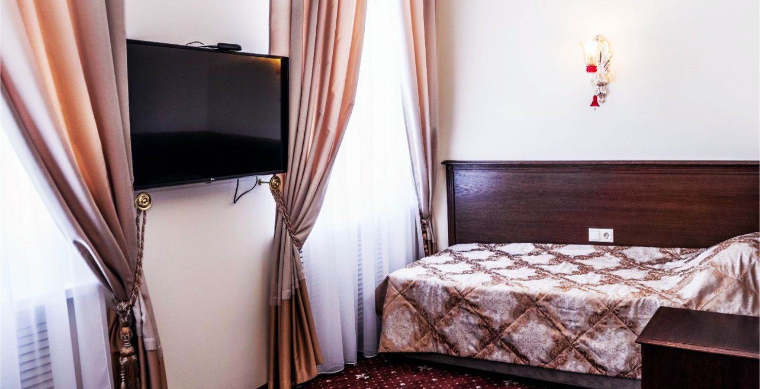 Номер «Стандарт» 2 одноместные кровати (корпус 1) в Казаки