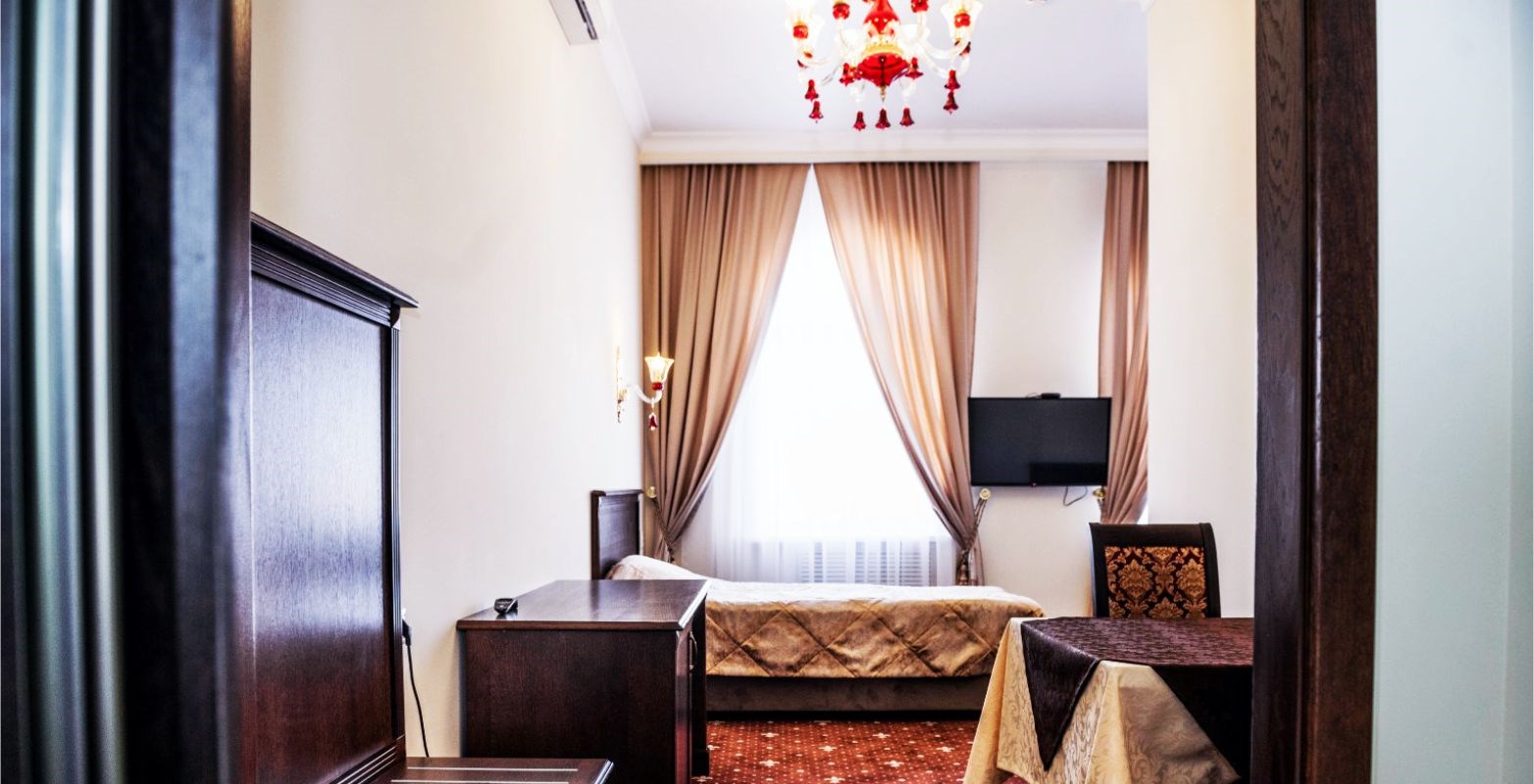 Номер «Стандарт» 2 одноместные кровати (корпус 1) в Казаки